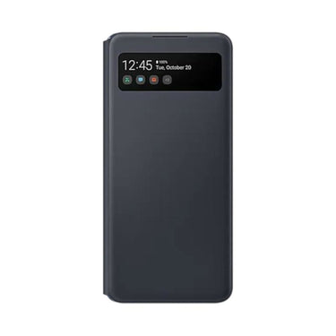 Samsung S View Wallet Cover Case Suit For Galaxy A42 5G - Black - Accessories